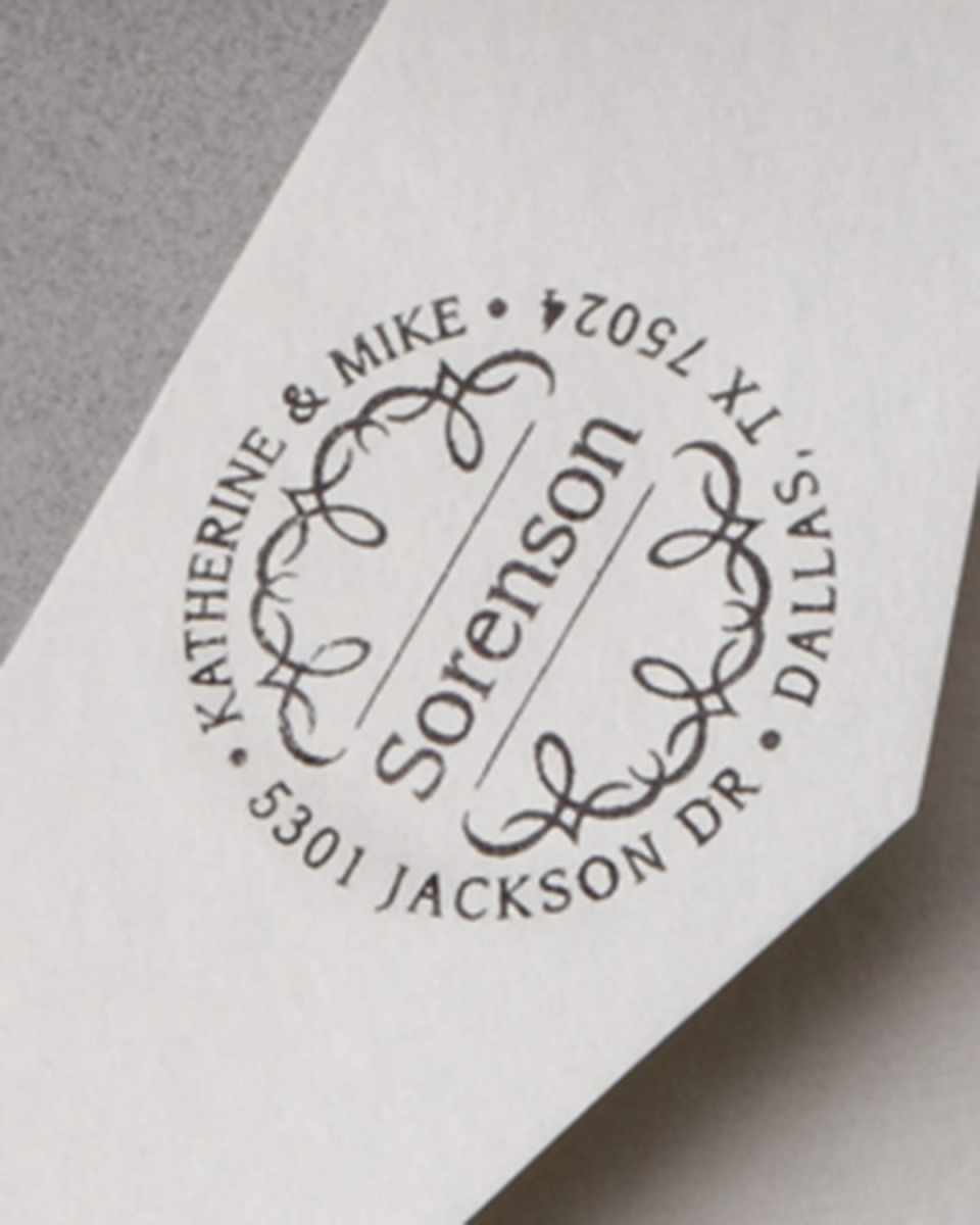Scroll Address Stamp